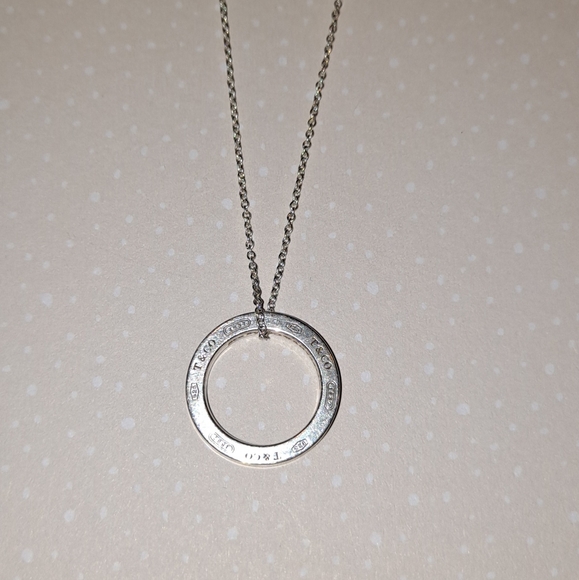Tiffany & Co. Jewelry - TIFFANY & CO. 1837 Circle Pedant Necklace Silver 925